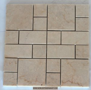 Beige Marble Set Mosaic