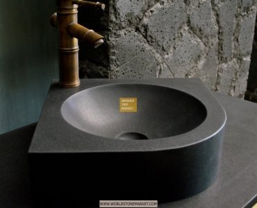 Basalt Triangle Washbasin