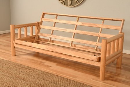 Gunner Frame Futon With Natural Finish, Peter's Cabin